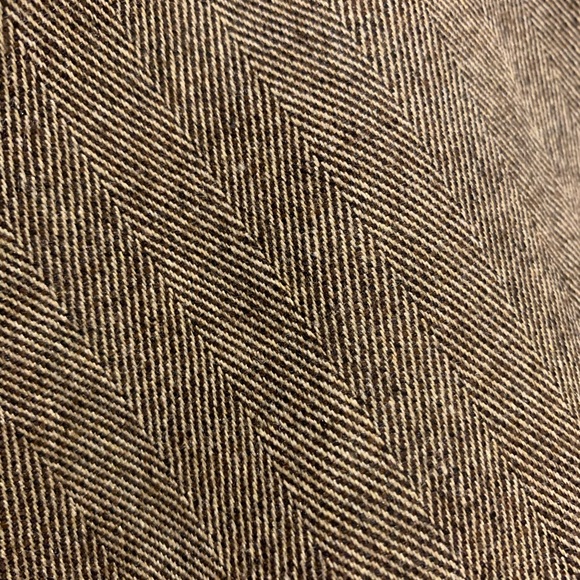 Banana Republic Brown Herringbone Lace Slip Skirt - Picture 4 of 5